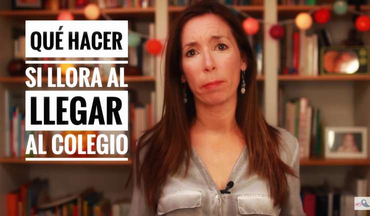 Cuando lloran al llegar al colegio