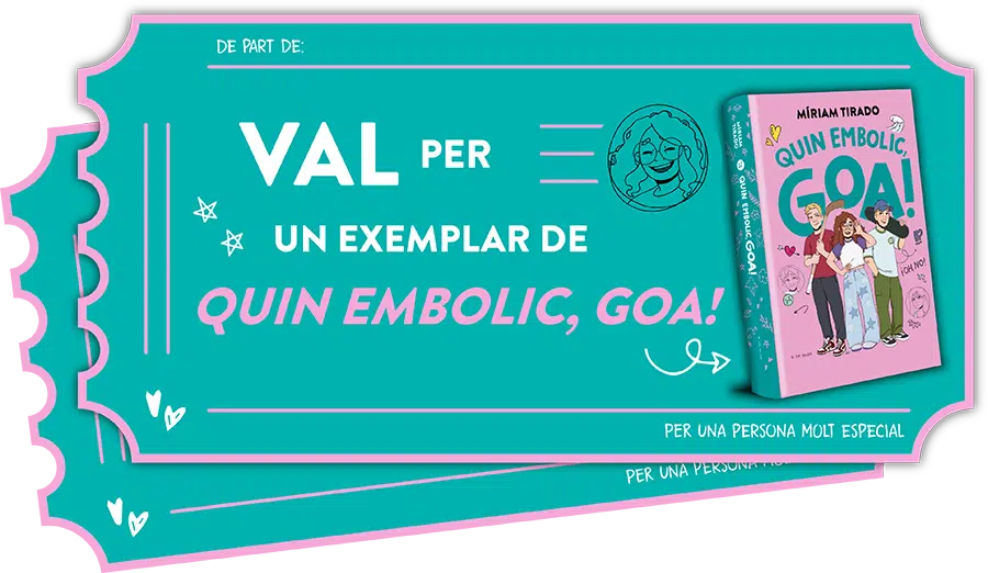 Quin embolic, Goa! - 10 » Llibres de Míriam Tirado